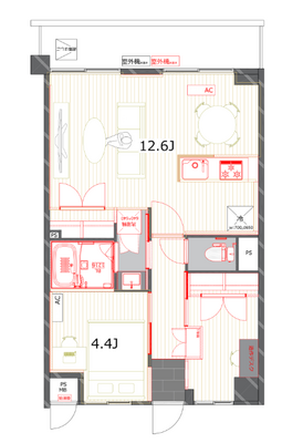 ザ・レジデンス横浜サウス【TOMOS】の間取り