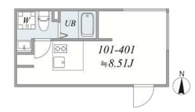 トリアス185（trias185）の間取り