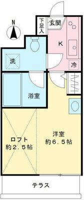 フレクション千歳烏山の間取り
