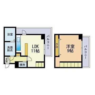 ラルジュエル博多の間取り