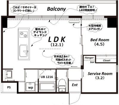 ラフター(Laughter)の間取り