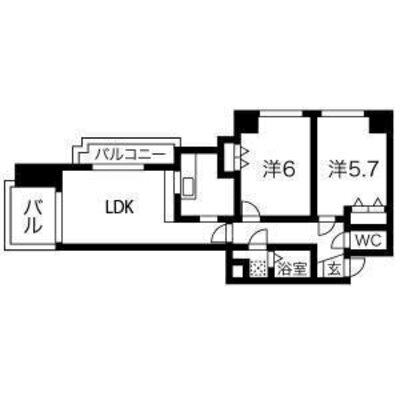 ニッセイ・ディーセント小笹の間取り