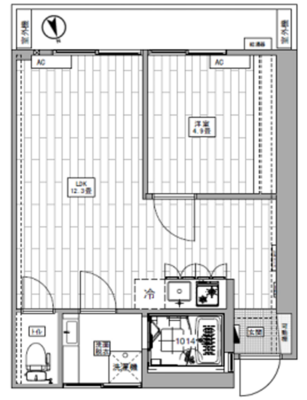 北沢ハイムの間取り