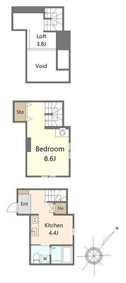 トラスト下丸子の間取り
