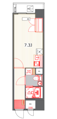 ウィルテラス横浜サウス【TOMOS】の間取り
