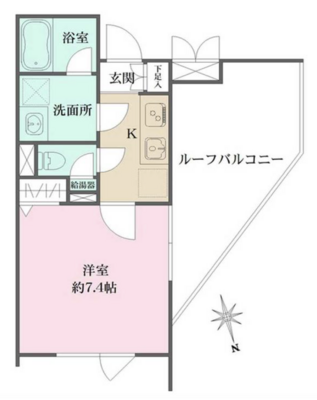 アトリオフラッツ三軒茶屋North（アトリオフラッツ三軒茶屋ノース）の間取り