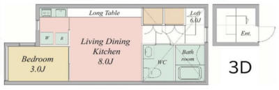 キャンプデービッドの間取り