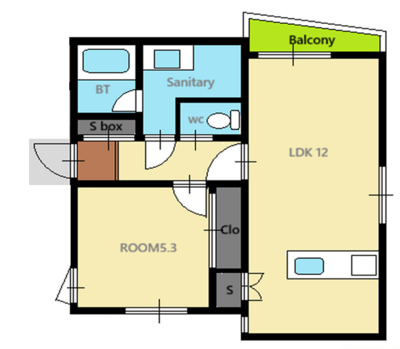 サンジェルマン西小岩の間取り