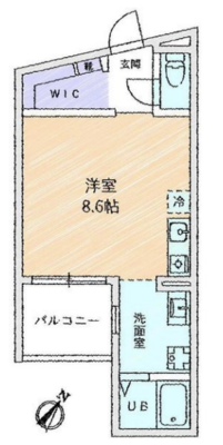 シーンプラス小田急相模原イースト（SCENE+小田急相模原EAST）の間取り