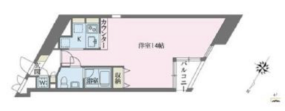 ドゥーエ学芸大学の間取り