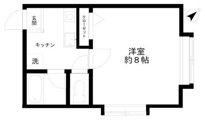 横山APの間取り