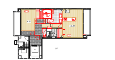 髙田ビル【TOMOS】の間取り