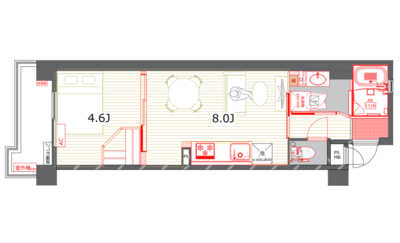 田園ドミール【TOMOS】の間取り