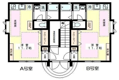 メゾンフレールの間取り