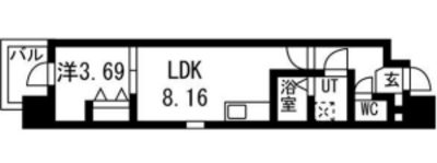 アート天王寺(ART Tennouji)の間取り