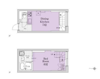 ソウ代々木公園の間取り