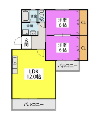 メゾーンハウス83の間取り