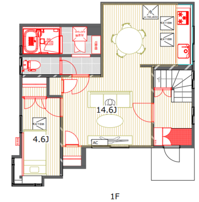 経堂四丁目戸建て【TOMOS】の間取り