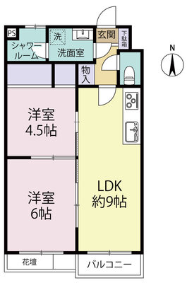 ロアール東寺尾の間取り