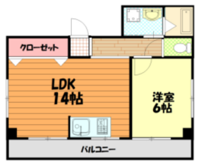タウンズマンション下村の間取り