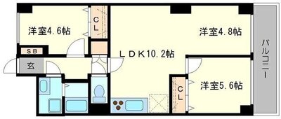 メゾン新千里の間取り