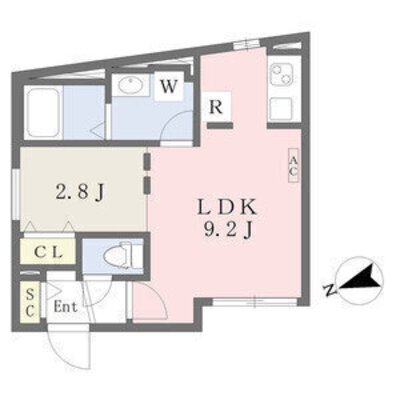 クアドール鶴舞(ｑｕａｄｏｒ鶴舞)の間取り