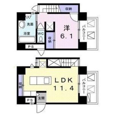 ホワイトブロッサムの間取り