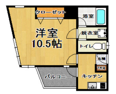 唐人一番館の間取り