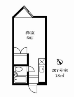 祐天寺グリーンマンションの間取り