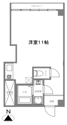 松原マンションの間取り