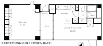 パークアクシス渋谷の間取り