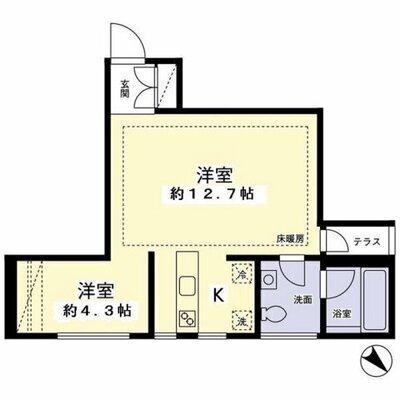 Hi-ROOMS方南町の間取り