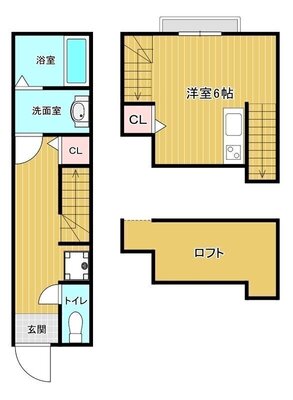 Sounds Good平尾（サウンズグッド平尾）の間取り
