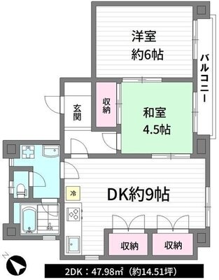 Ogikubo Flatsの間取り