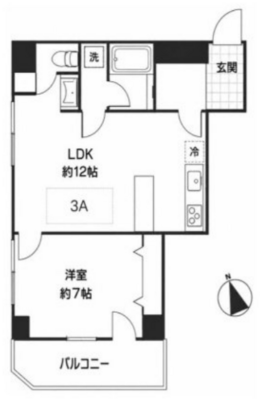 シャルール浅間町の間取り