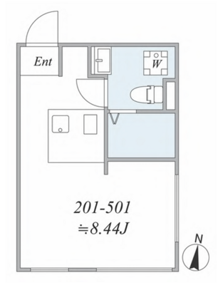 トリアス391の間取り