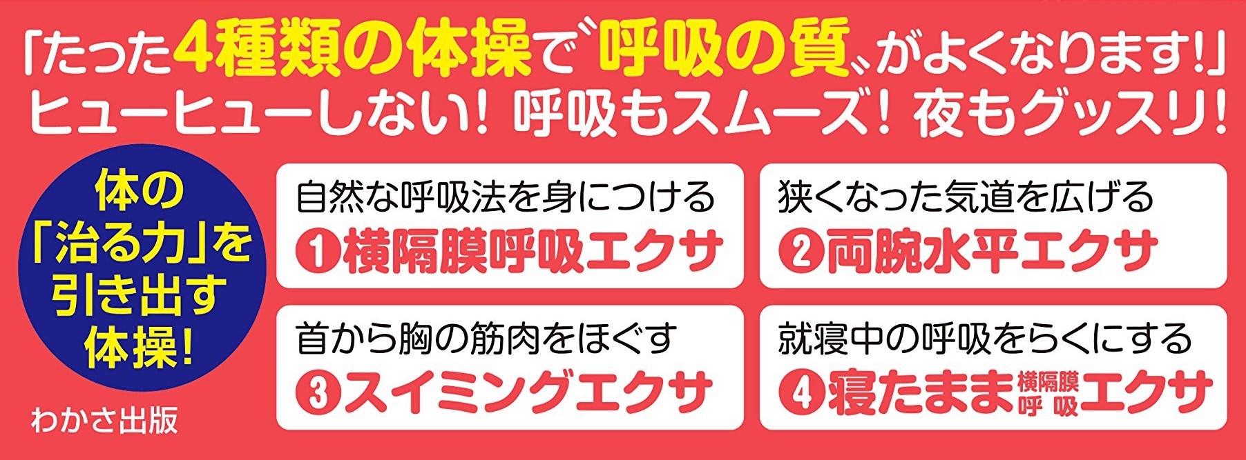 ぜんそく本『薬に頼らずぜんそく・セキが止まるすごい方法』発売