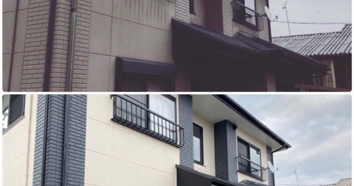 外壁塗装で雨だれにお困りなら 合同会社 Trust 静岡県浜松市の外壁塗装 屋根塗装は合同会社trust