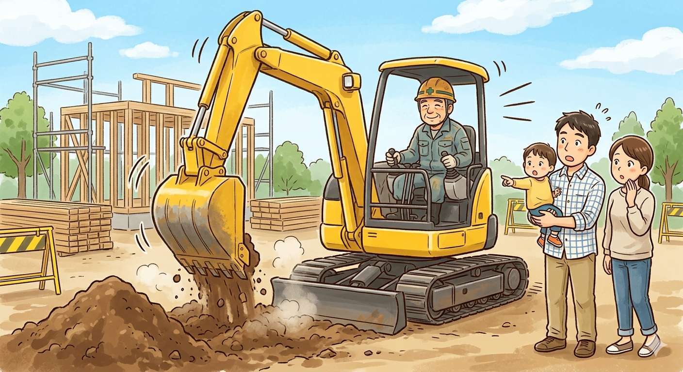 ショベルカーとは？ユンボ・バックホーの違いと基礎工事の豆知識 