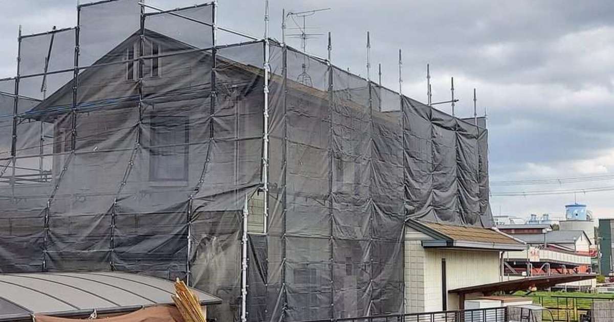 塗装工事足場 大阪府や奈良県 和歌山県で足場工事や外構工事 外壁工事 解体工事なら大阪府岸和田市の株式会社フットアップまで
