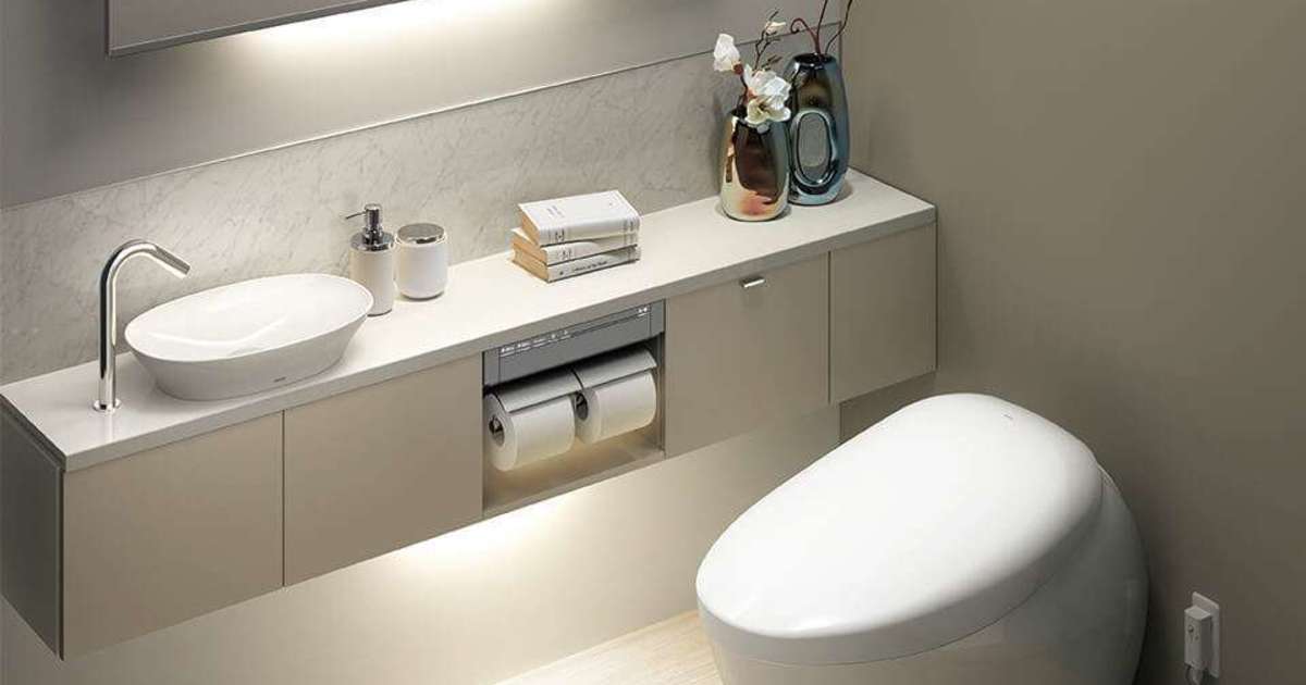 きれい除菌水で掃除の負担を軽減 Totoの最新技術搭載トイレを紹介 東京都世田谷区の新築工事 リフォーム 川津工務店株式会社
