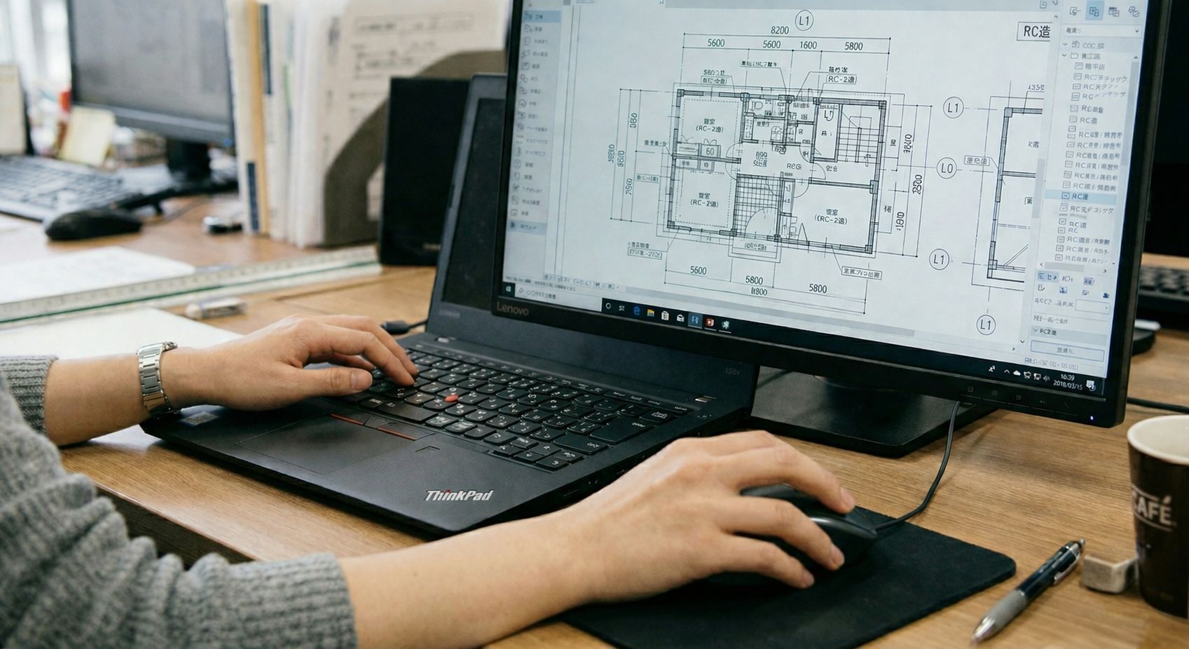 【月30万可/施工管理経験者優遇 】図面作成・サポート事務｜土日祝休・年休120日・東金市
