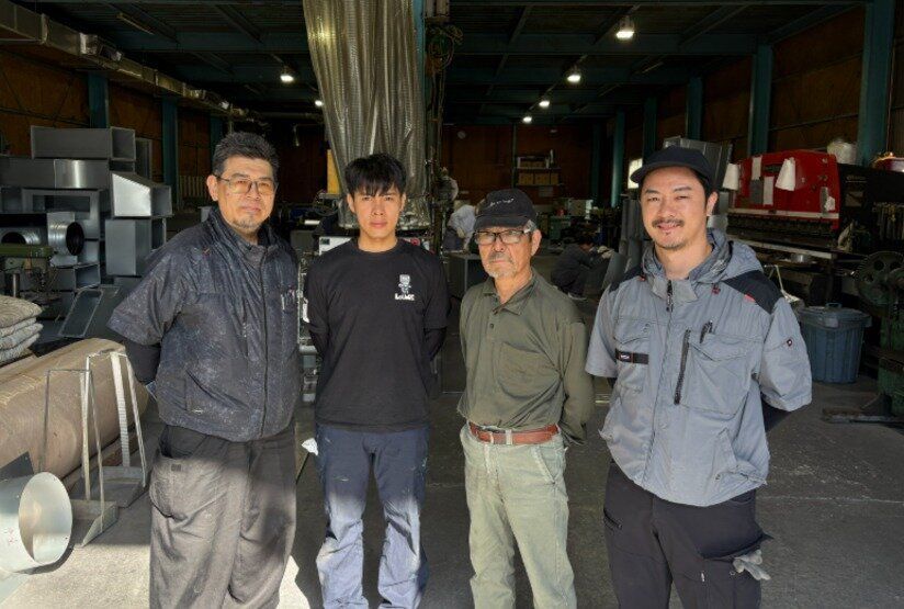 【未経験でも月30万】ダクトの製作・現場取付｜残業月10h以下