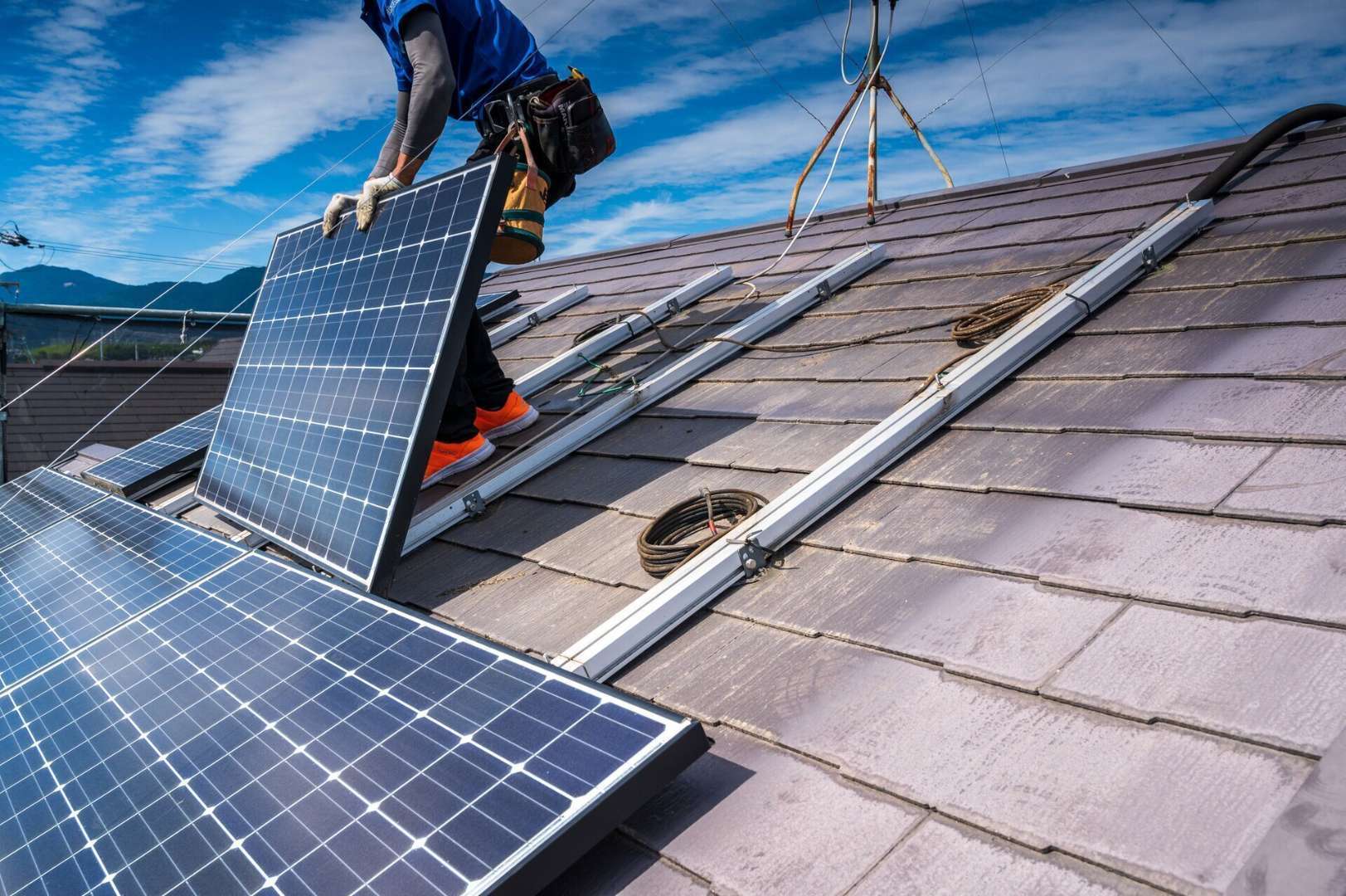 太陽光パネル設置工事 北葛飾郡松伏町 | 戸建ての施工事例 | 埼玉県を