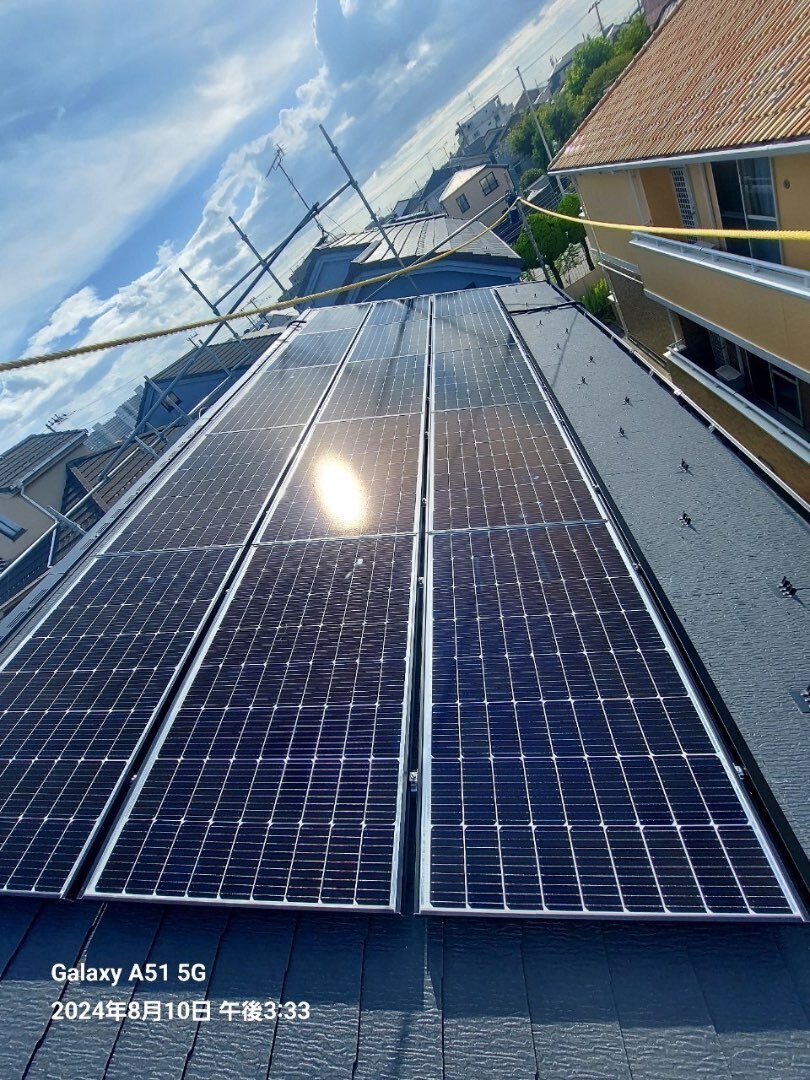 東京都あきる野市 太陽光パネル設置工事 | 戸建ての施工事例 | 株式会社BALOCKX