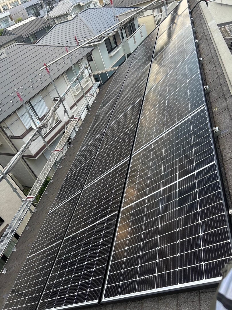 東京都あきる野市 太陽光パネル設置工事 | 戸建ての施工事例 | 株式会社BALOCKX