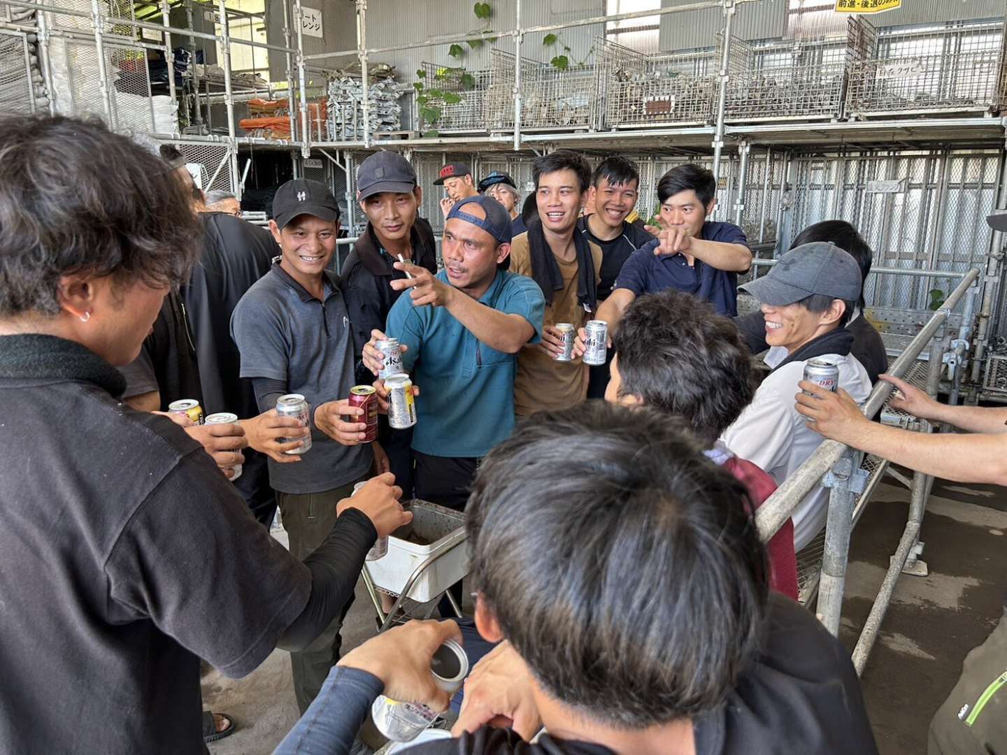 BBQでは毎年大盛り上がり！