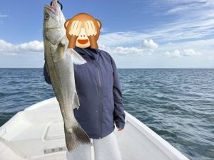初心者大物つりましたの巻