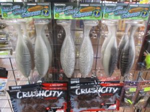【神田南口店】ベローズシャッドスイマー7″、クラッシュシティトリックスター入荷しました！