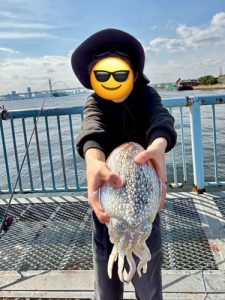 🐟GW大黒海釣り施設へ🎣